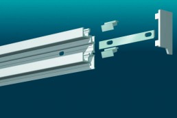 Schienensystem-Detail